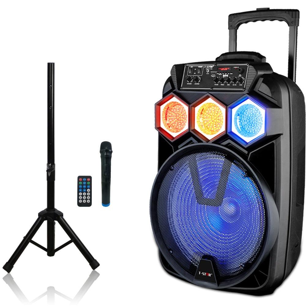 T-111A 15” Speaker Rechargeable System with True Wireless
