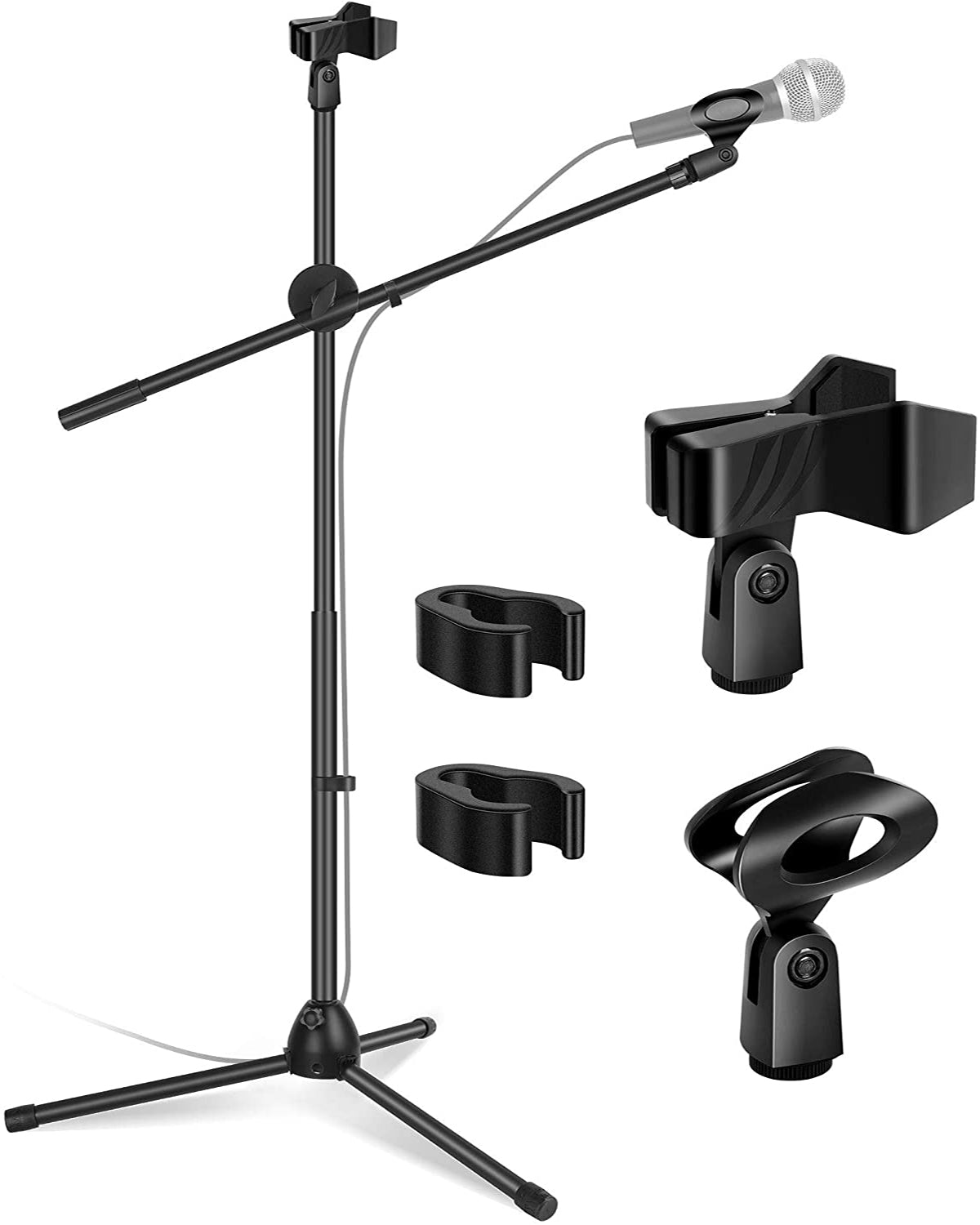 XWJ-1813 Microphone Long Stand Adjustable Mic Stand Boom