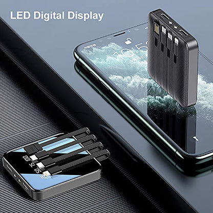 YM-305 Portable Charger 4 Line Charging 10000mAh